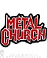 нашивка metal church (лого, вышивка)