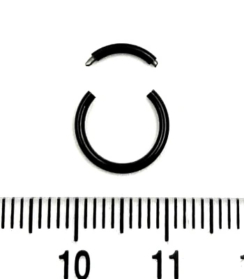 Сегментное Кольцо Сталь Черное 1,2 х 8