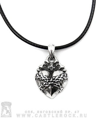 подвес сердце в цепях