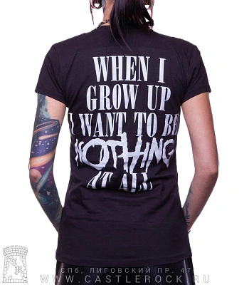 женская футболка my chemical romance "when i grow up..."