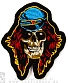 нашивка guns'n'roses axl rose (череп, вышивка)