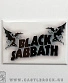 магнит прямоугольный black sabbath (лого, ч/б)