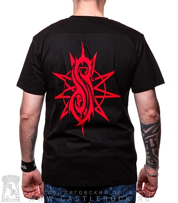 футболка slipknot (скелет крысы)