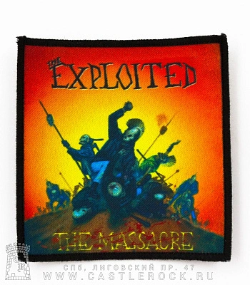 нашивка exploited "the massacre"