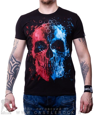 футболка череп (светится)
