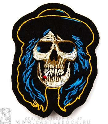 нашивка guns'n'roses izzy stradlin (череп, вышивка)