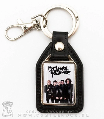 брелок прямоугольный на подкладке my chemical romance (группа)