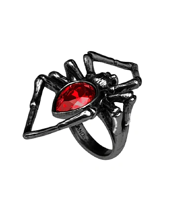 кольцо alchemy gothic (алхимия готик) r222b black widow