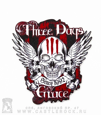 магнит металлический three days grace "since 1992"