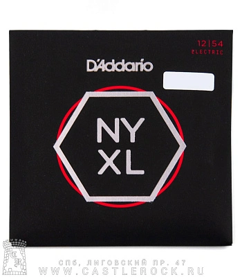 струны d'addario никелированные для электрогитары nyxl1254