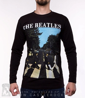 футболка beatles "abbey road" д/р