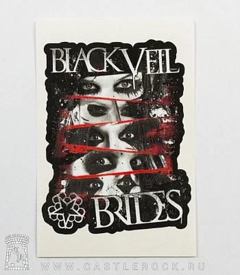 наклейка black veil brides (группа, глаза)
