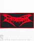нашивка dismember (лого красное)