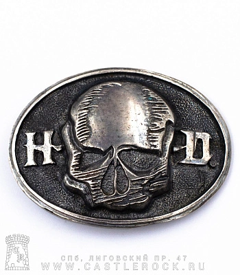 пряжка harley-davidson (череп)