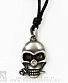подвес череп с розой (малый)