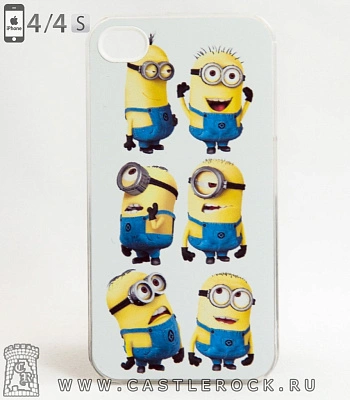 чехол для iphone миньоны