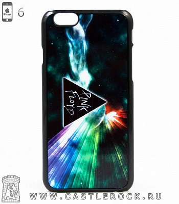 чехол для iphone pink floyd "the dark side of the moon"