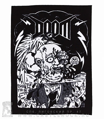 нашивка на спину doom "doom"