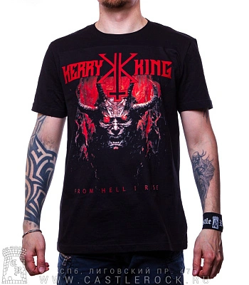 футболка kerry king "from hell i rise"