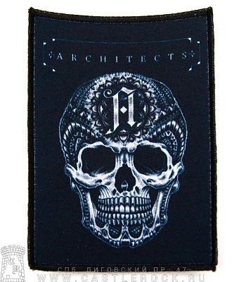 нашивка architects (череп)
