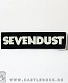 нашивка sevendust (надпись белая)