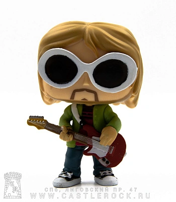 статуэтка nirvana kurt cobain (в очках, funko pop!)