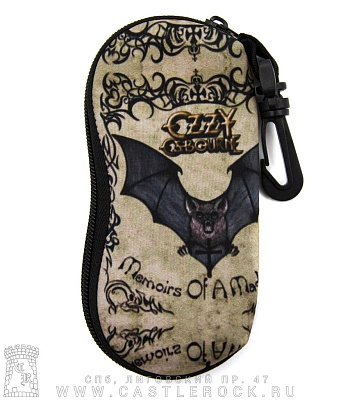 чехол для очков ozzy osbourne "memoirs of a madman"