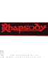 нашивка rhapsody (лого красное)