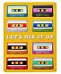 табличка кассеты "let's mix it up"