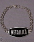 браслет на цепочке metallica