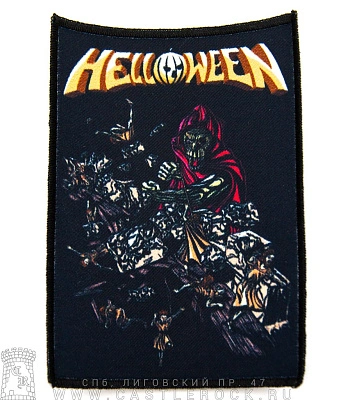 нашивка helloween "walls of jericho"