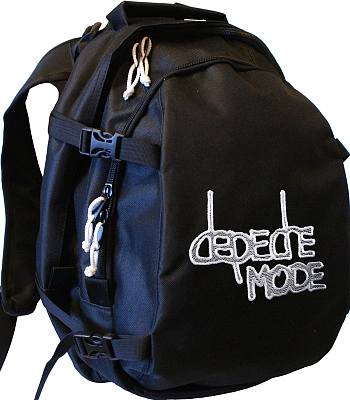 рюкзак с вышивкой depeche mode (лого белое)