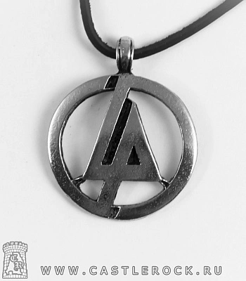 подвеска linkin park (лого, круглая)