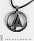 подвеска linkin park (лого, круглая)
