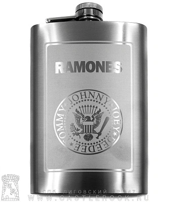 фляга стальная с гравировкой ramones 10 oz