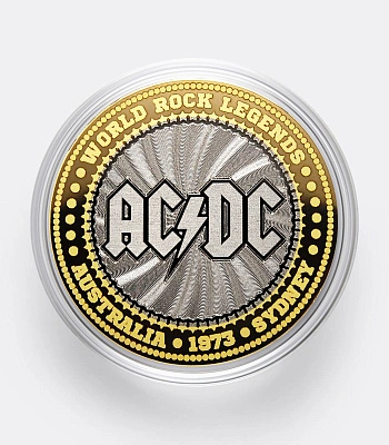 монета сувенирная малая ac/dc