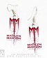 серьги marilyn manson