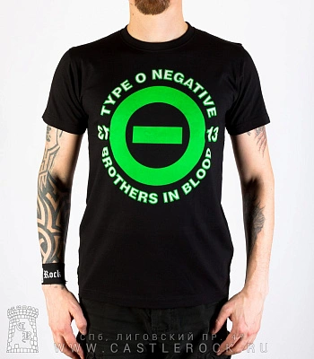 футболка type o negative "brothers in blood"