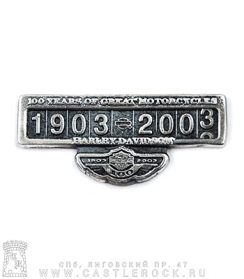значок цанга harley-davidson "1903-2003"