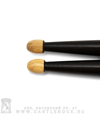 барабанные палочки hun premium b&g 5a (черные) деревянные наконечники