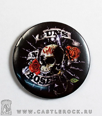 магнит круглый guns'n'roses