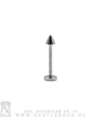 Лабрет Сталь с Шипом 1 х 10 х 3