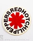 нашивка термо red hot chili peppers (белая, вышивка)