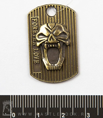 подвес череп "forever love"