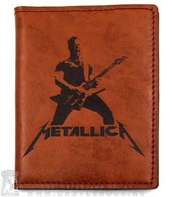 обложка для автодокументов metallica james hetfield (ручная работа)