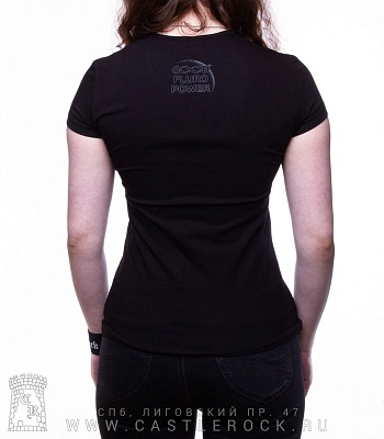 женская футболка космические киты (светится)