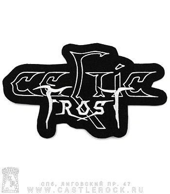 нашивка на спину celtic frost (лого, вышивка)