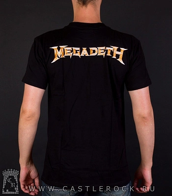 футболка megadeth (тиски)