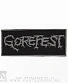 нашивка gorefest (лого серое)