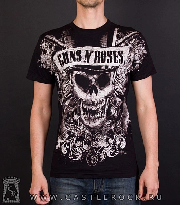 футболка guns'n'roses total